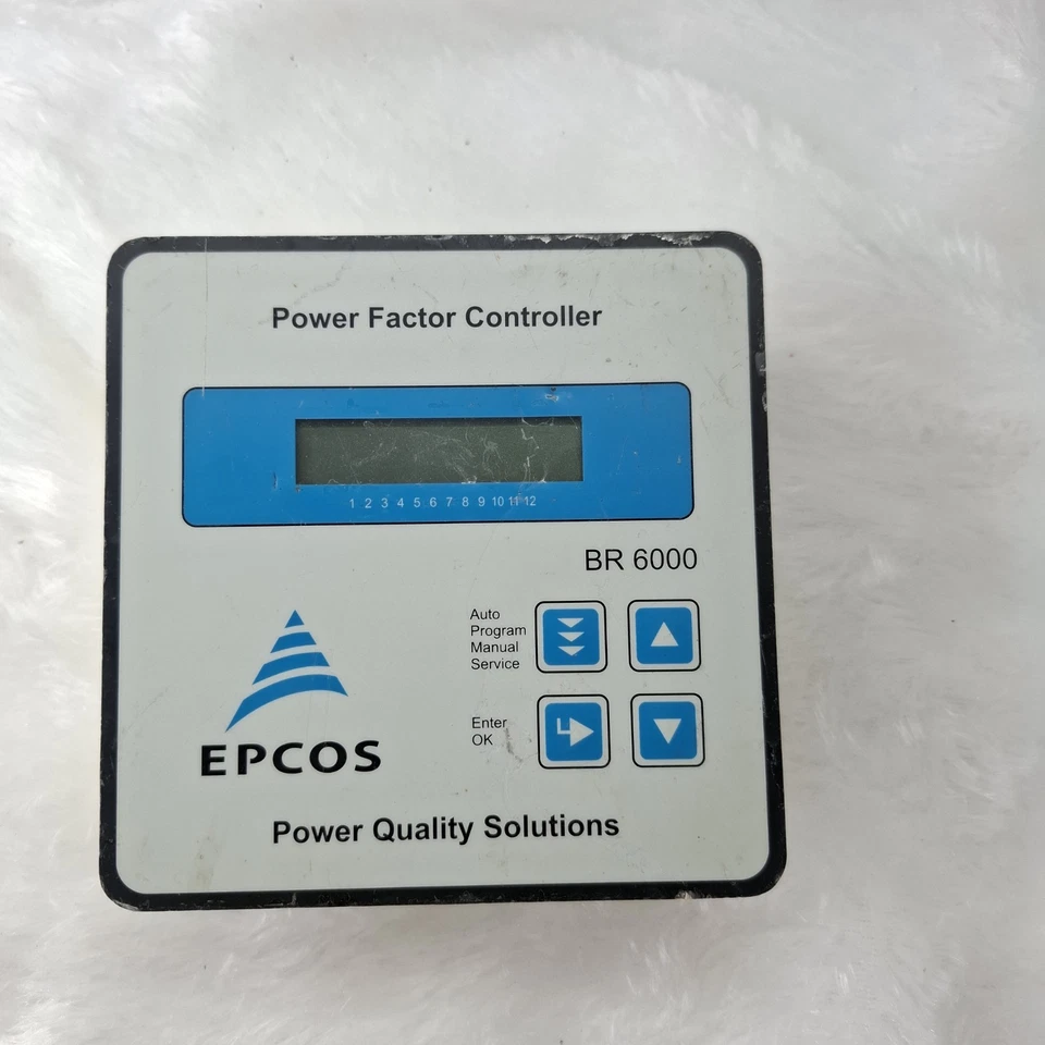 USED WORKING EPCOS BR 6000 POWER FACTOR CONTROLLER POWER QUALITY SOLUTIONS